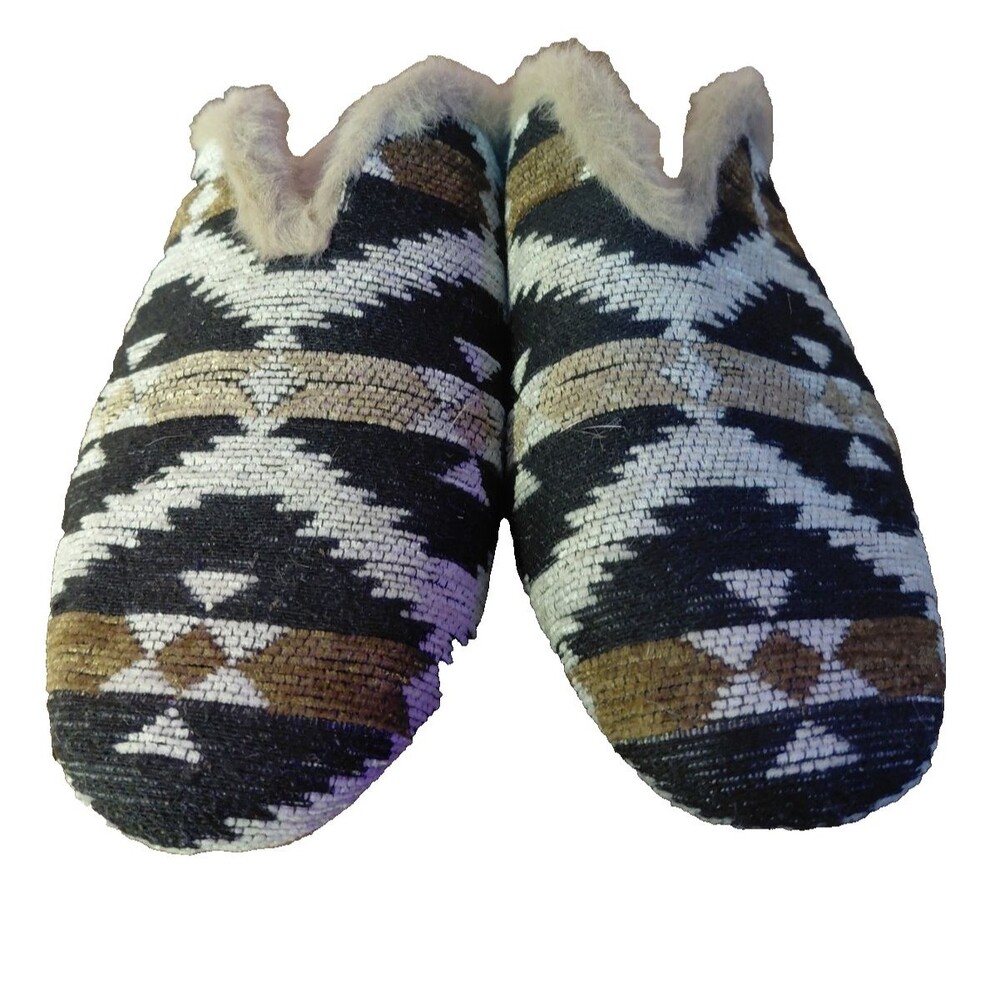Korks by Kork Ease Size 8M Nile Fuzz Lined Mule Slide Slippers Brown Black